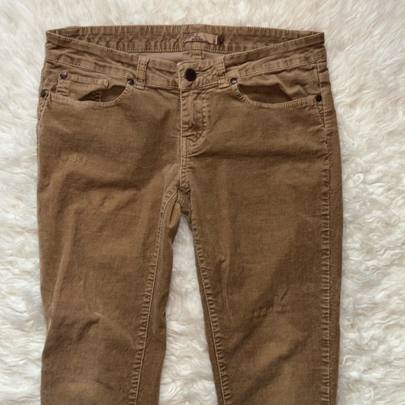 Prana Low-Rise Corduroy Skinny Stretch Pants, Size 2 - Picture 3 of 16